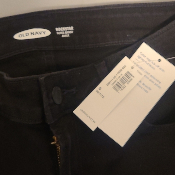 Nwt Old Navy Super Kinny Rockstar Jeans sz 6 Petite - Picture 4 of 7